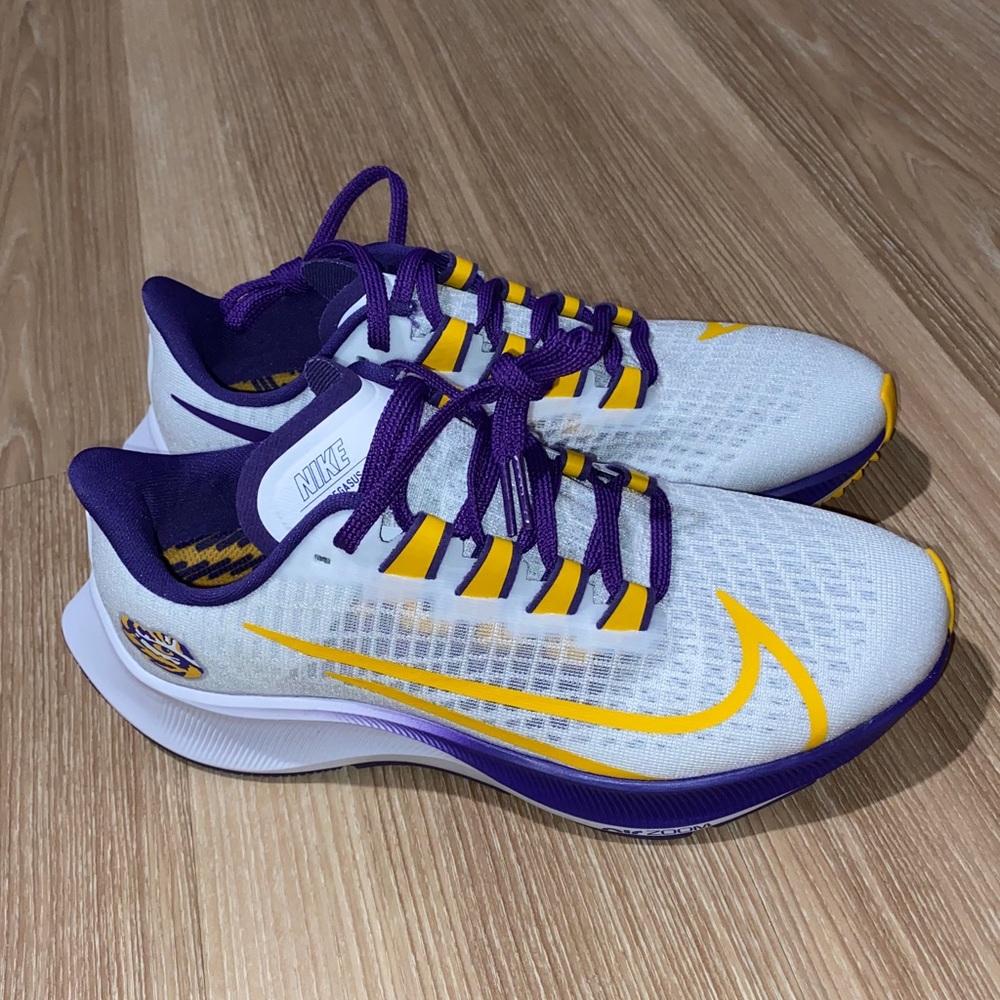 LSU Nike Pegasus 37. Size men’s 5 women’s 6.5! NEW